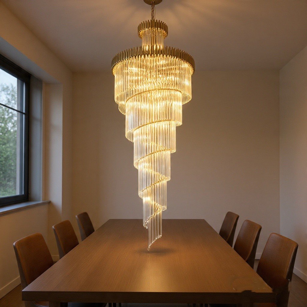 DOUBLE HEIGHT CHANDELIER