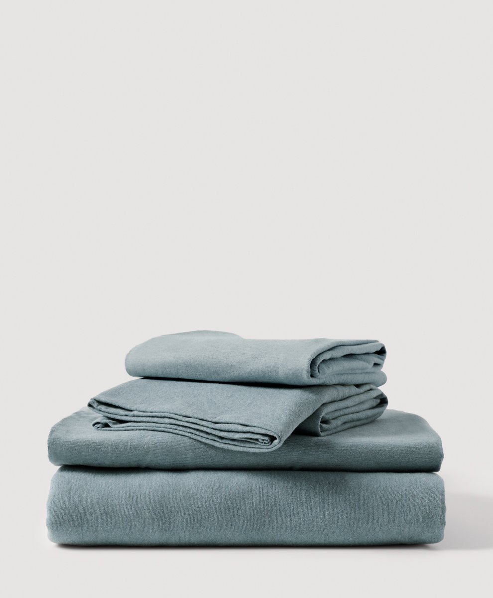 BLUE COLOR DOUBLE BEDSHEET
