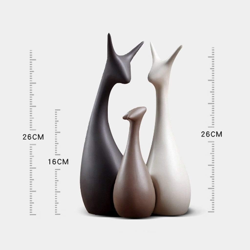 POLYRESIN CAT STANDING FIGURINES image 4