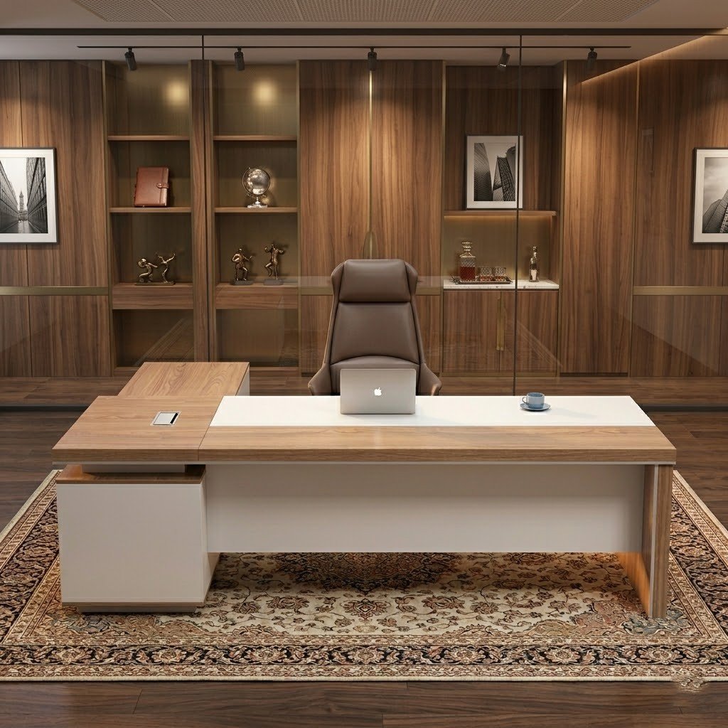 ELITE WORKSPACE L SHAPE TABLE
