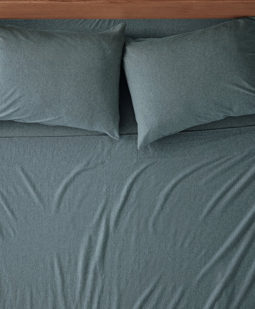 BLUE COLOR DOUBLE BEDSHEET image 3