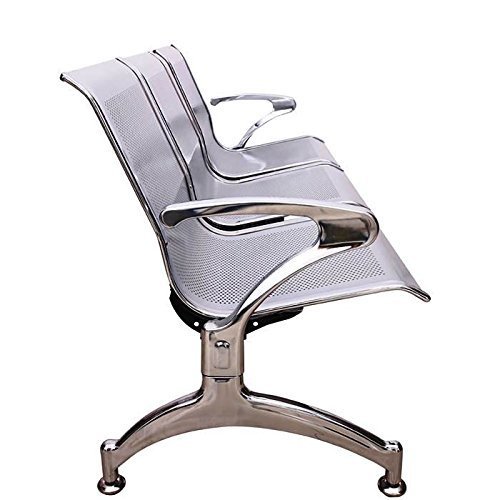 Pro-Series 3-Seater Metal Waiting Room Bench image 3
