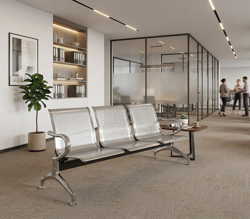 Pro-Series 3-Seater Metal Waiting Room Bench